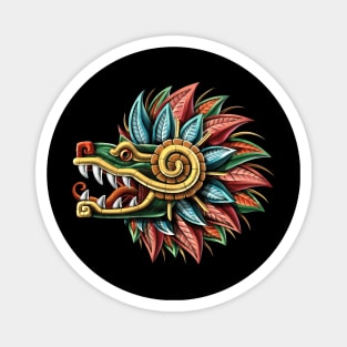 Aztec Feathered Serpent God Quetzalcoatl Magnet